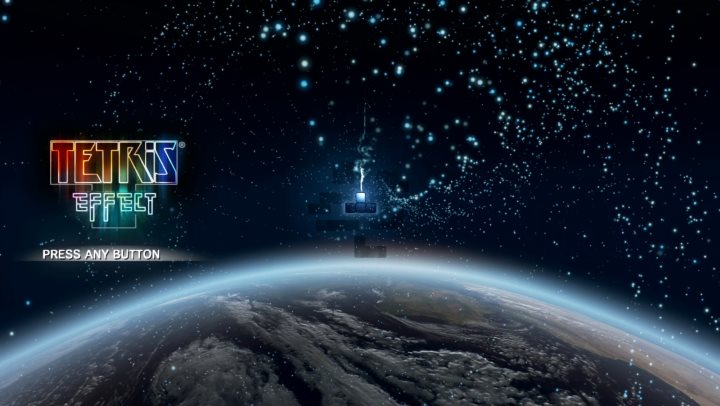 テトリスエフェクト タイトル画面